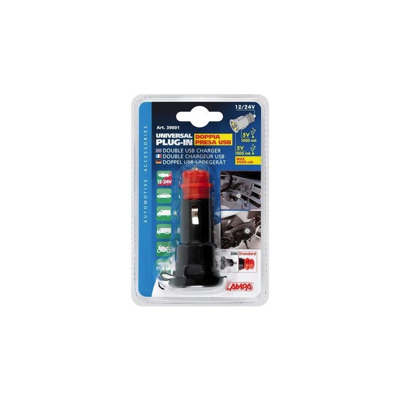 DOUBLE PRISE USB UNIVERSEL 12/24V - Accueil DOUBLE PRISE USB UNIVERSEL 12/24V - Accueil