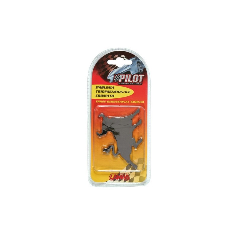 EMBLEME CHROME 3D TAUREAU - Décoration camion