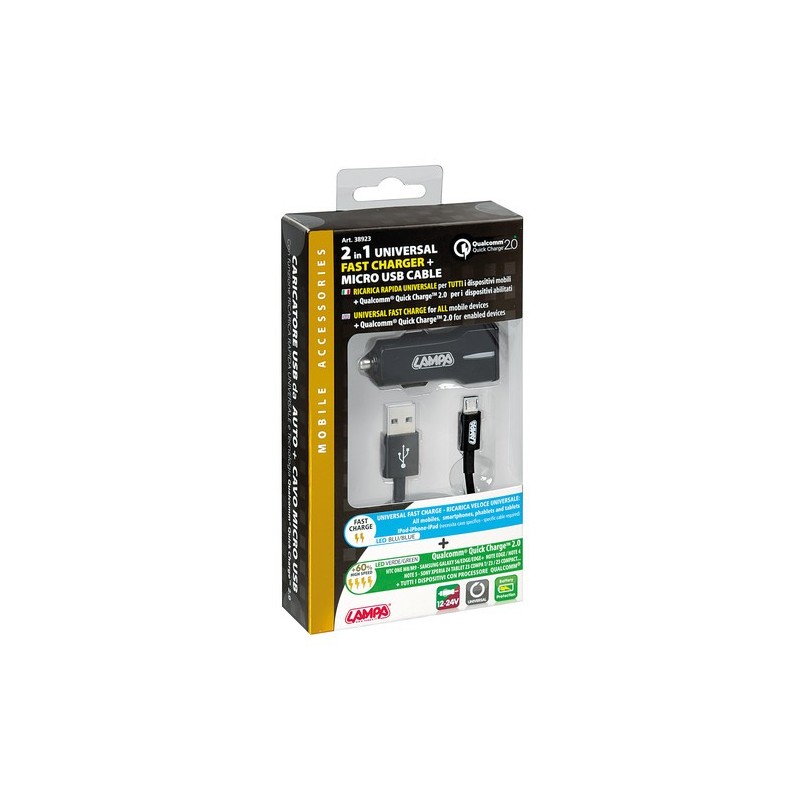 KIT 2 EN 1 MICRO USB 12/24 V - Accueil