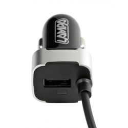 CHARGEUR MICRO USB + PORT USB SUPPLEMENTAIRE, 12/24 V, 2400 mA - Téléphonie