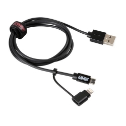 CABLE POUR IPHONE 5/6 MICRO USB +LIGHTNING MFI - Accueil