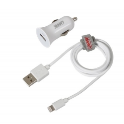 KIT POUR IPHONE 5/6 AC + CABLE  - Téléphonie