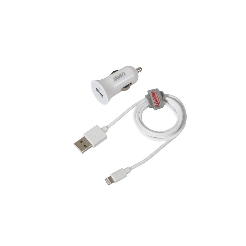 KIT POUR IPHONE 5/6 AC + CABLE  - Téléphonie