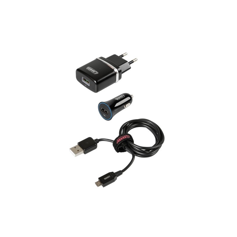 KIT RECHARGE MICRO USB 12/24V/220V - Téléphonie