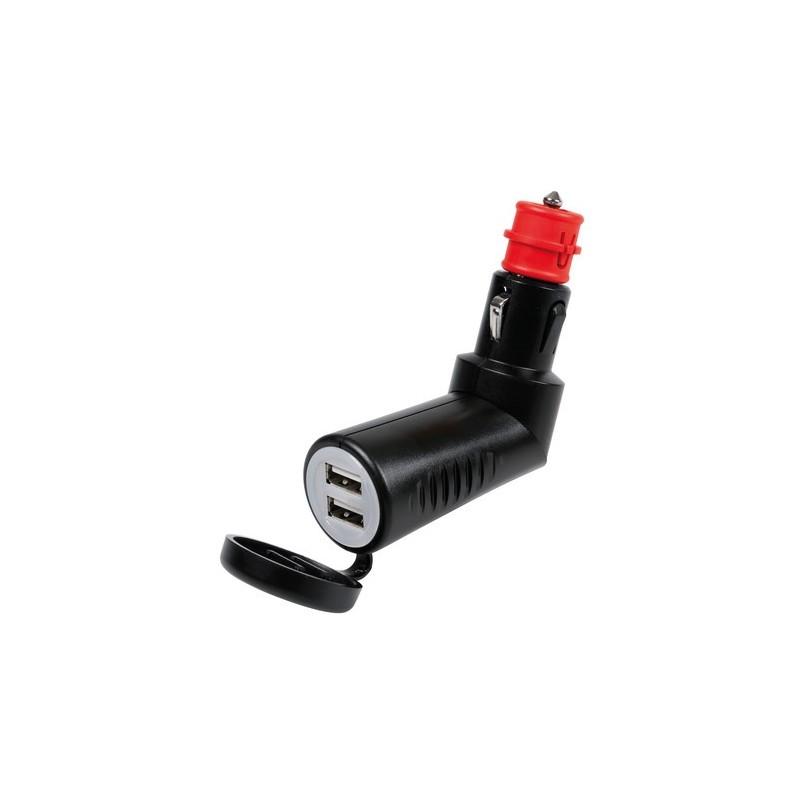 DOUBLE CHARGEUR USB 12/24 V - Accueil