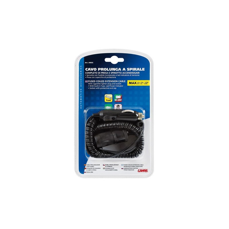 RALLONGE A SPIRALE 12/24V - Accueil