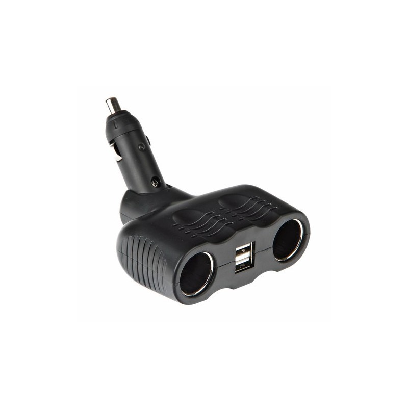 DOUBLE PRISE DUO 4 12/24V USB - Accueil