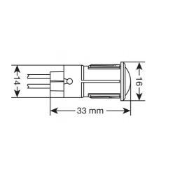 Voyant LED rouge - 12/24V - 20A - Accueil