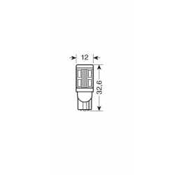 AMPOULE SPECIALE A LED T10 10-30V BLANC - Ampoules