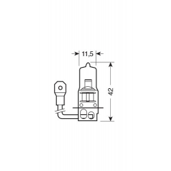 AMPOULE H3 12V55W PK22S - Ampoules