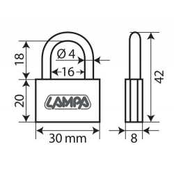 CADENAS LAITON 30MM - Outillage