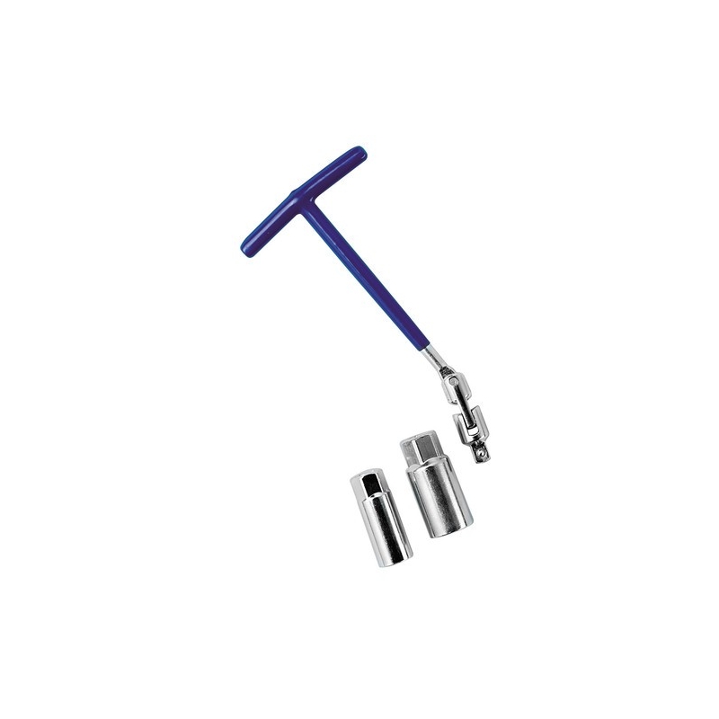 CLE A BOUGIE 16+21MM A CARDAN - Outillage