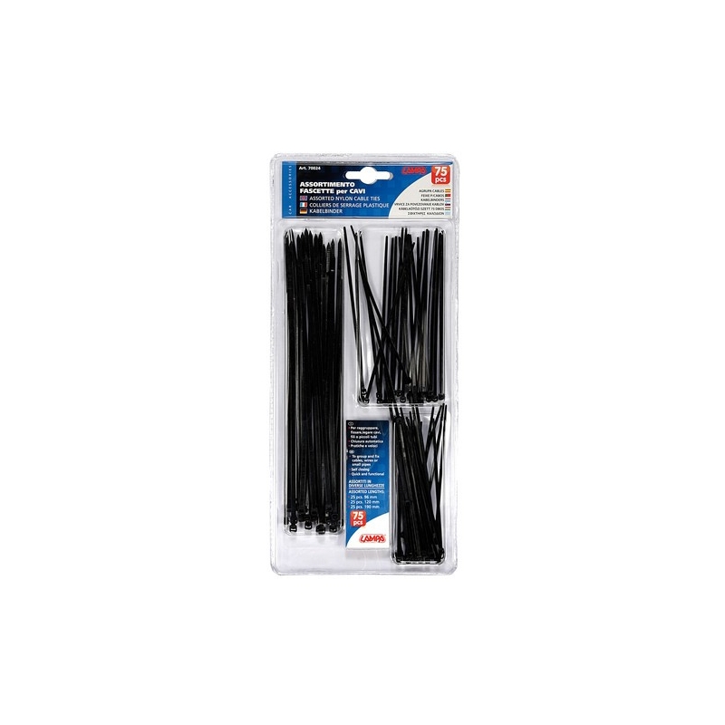 ATTACHES CABLES 75 PCES - Outillage