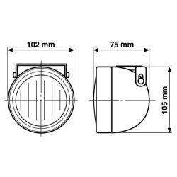 Phares de profondeur 12 V - Blanc - Phares