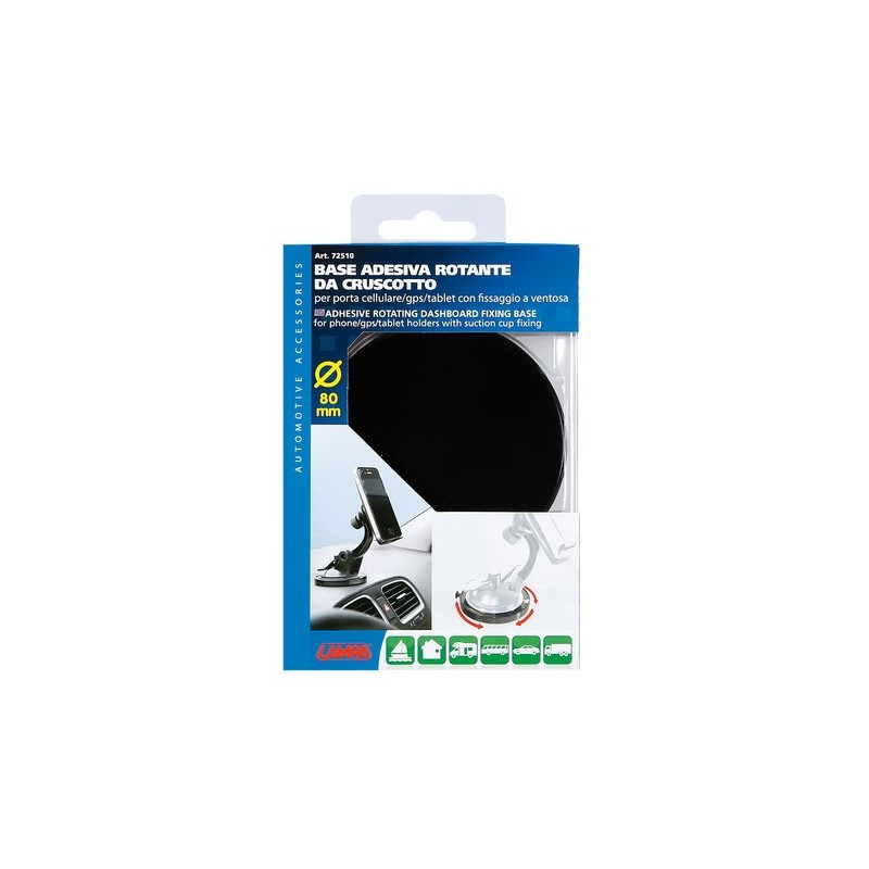 BASE ADHESIVE ROTATIVE TABLEAU DE BORD - Accueil