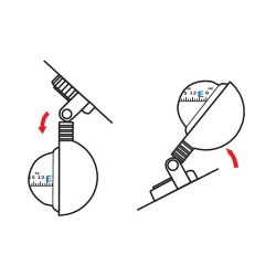 BOUSSOLE FIXATION ADHESIVE ALU - Accessoires divers