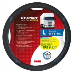 COUVRE VOLANT GT SPORT 46/48 N/B - Couvres volants