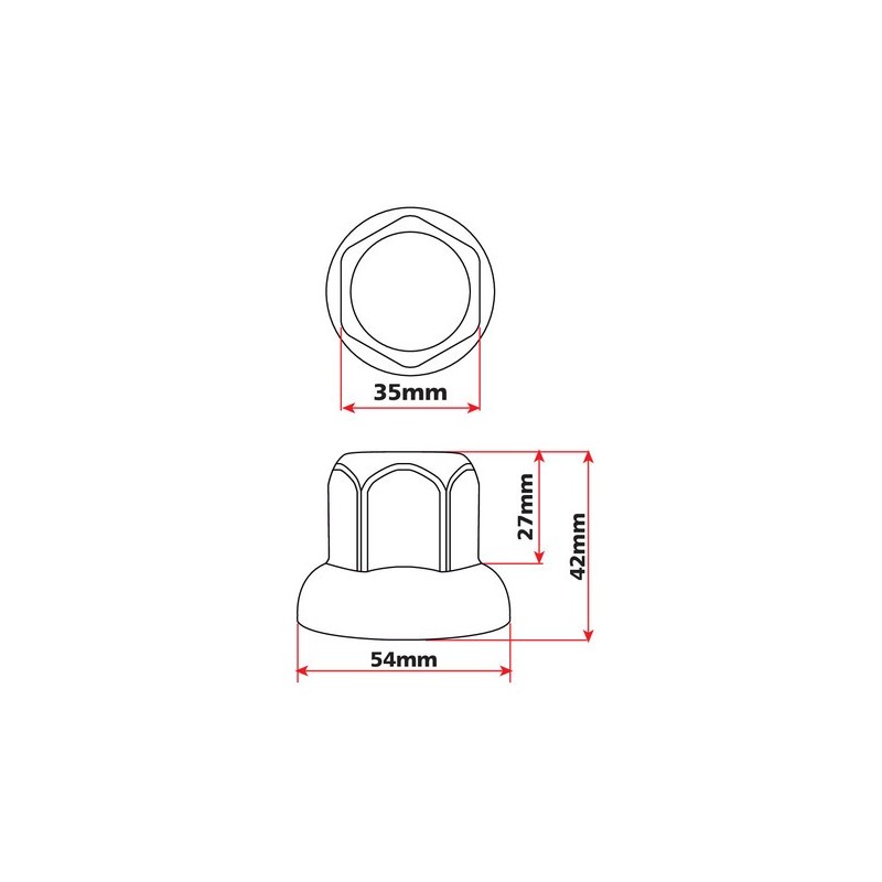 COUVRE BOULON X10 ACIER 32MM - Accueil
