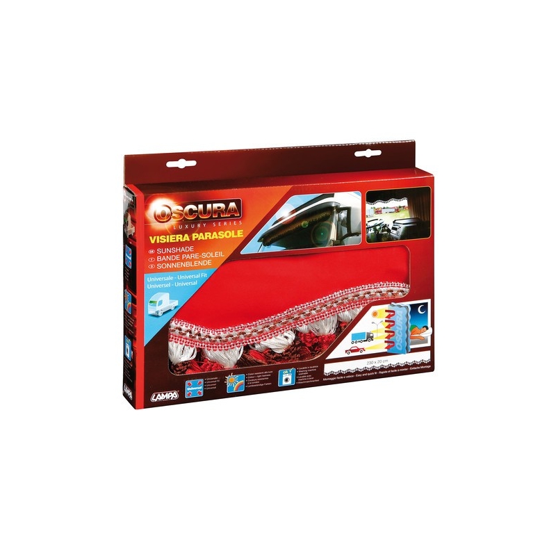 BANDE PARE-SOLEIL POUR CAMION OSCURA - Rideaux et Franges Camions