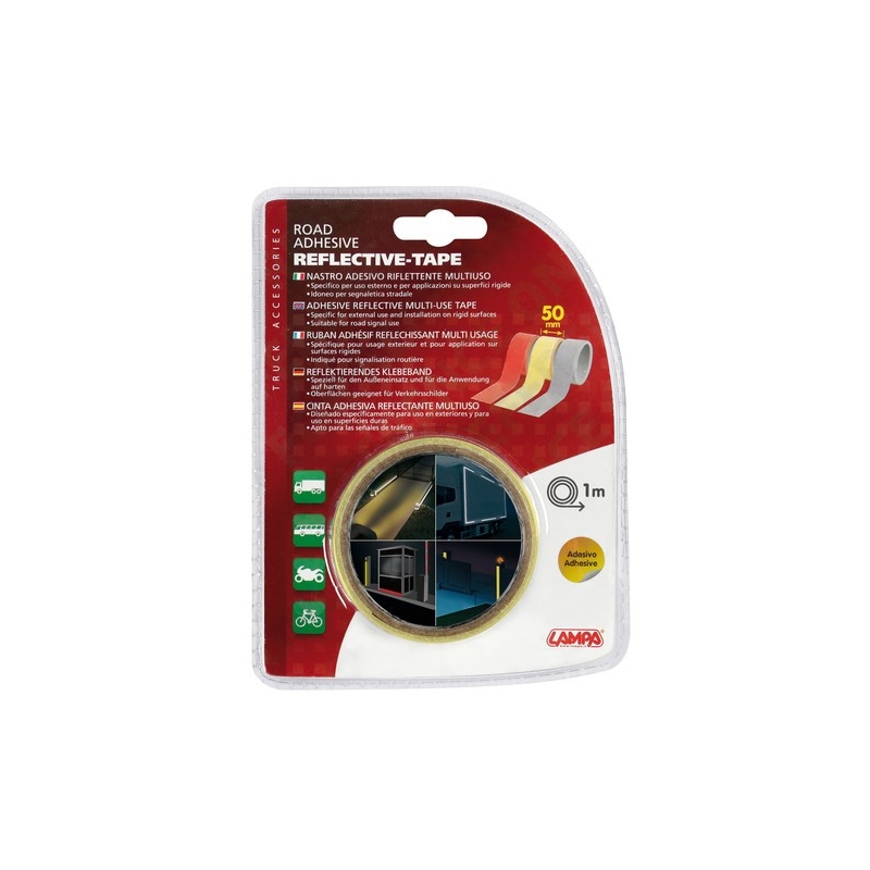 ADHESIF REFLECHISSANT JAUNE - Accueil