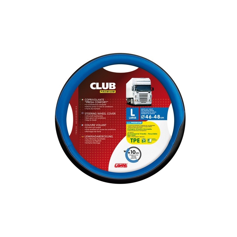 COUVRE VOLANT CLUB 46/48 BLEU - Couvres volants