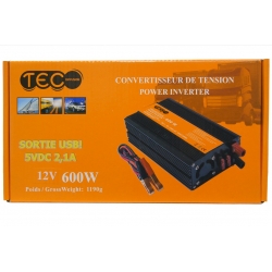 CONVERTISSEUR DE TENSION 12V 600W - Convertisseurs de tension