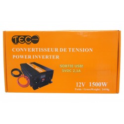 CONVERTISSEUR DE TENSION 12V 1500W - Accueil