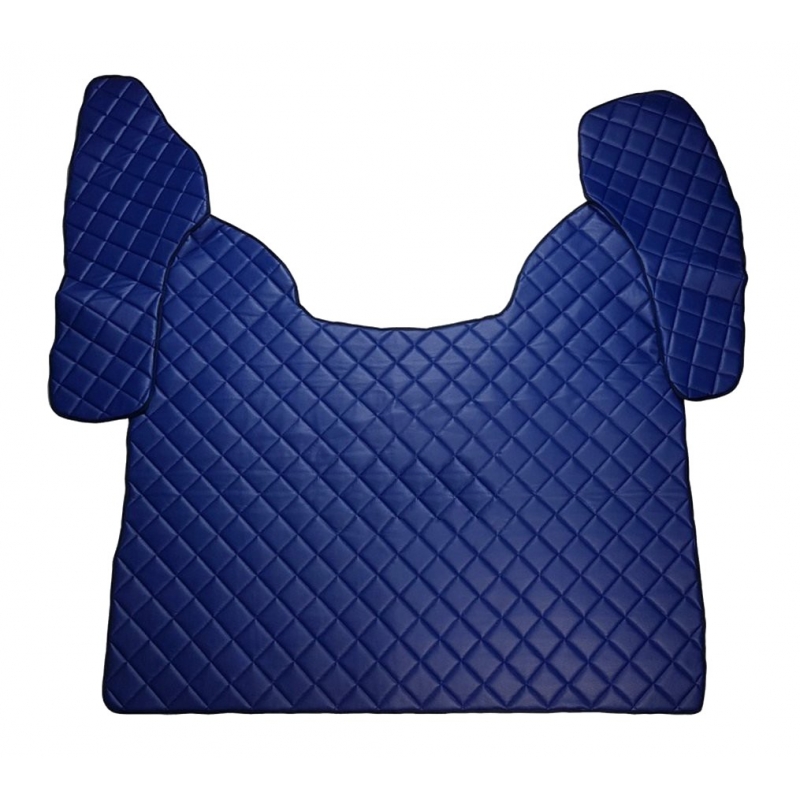 ENSEMBLE 3 PIÈCES TAPIS ET COUVRE MOTEUR CAMION DAF 106 avant 2017 CUIR - Tapis simili cuir