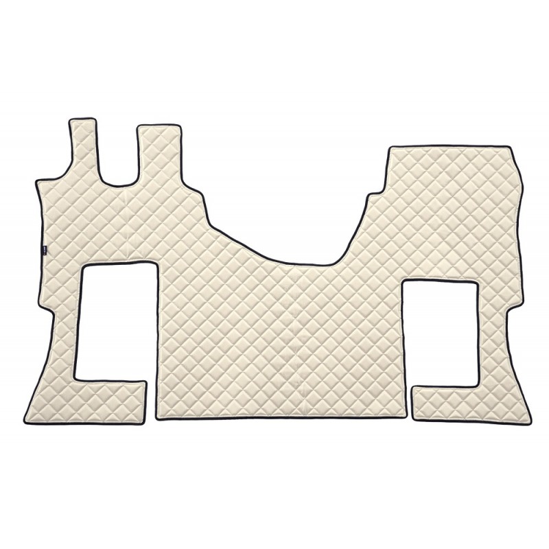 ENSEMBLE 3 PIÈCES TAPIS ET COUVRE MOTEUR CAMION MERCEDES MP4/MP5 - Tapis Simili Cuir