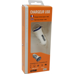 CHARGEUR USB TEC BLANC 1 SORTIE - Téléphonie