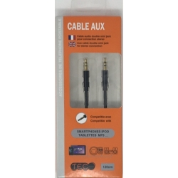 CABLE AUDIO JACK 1.2M TEC - Téléphonie