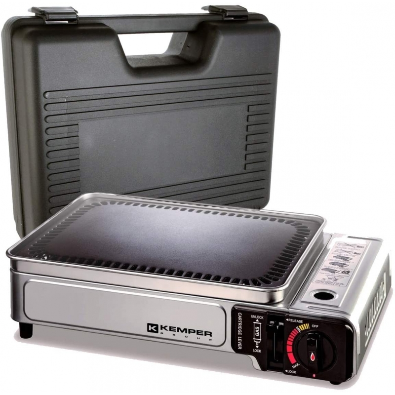 PLANCHA GAZ 2300W + VALISE DE RANGEMENT - Divers