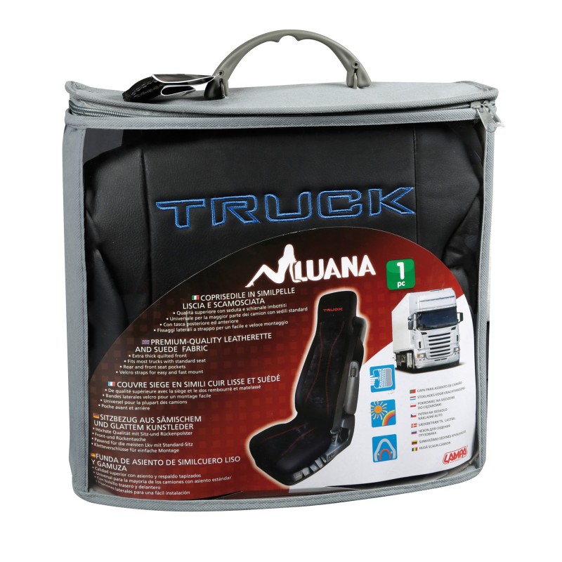 HOUSSE CAMION LUANA SIMILI CUIR/DAIM - Accueil