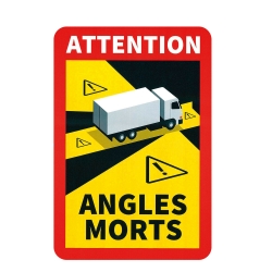 Autocollant angles morts - Camion - Accueil