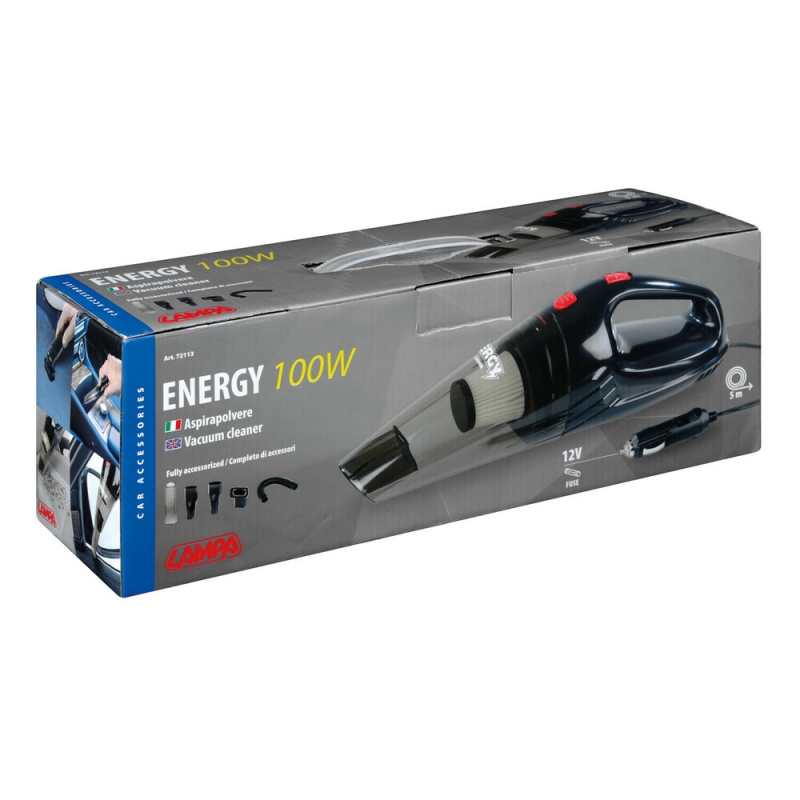 Energy, aspirateur - 12V ou 24 V - 100W - Accessoires de Nettoyage
