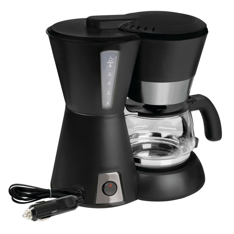 Cafetière électrique 12V 6 tasses 170W - HABA