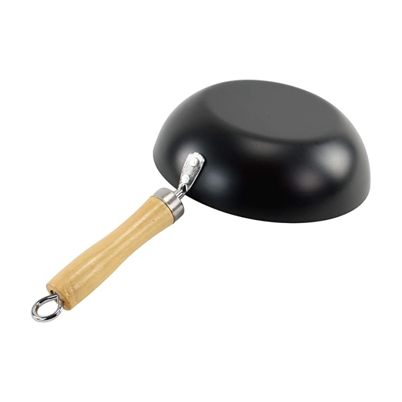 Wok 20cm manche en bois - Accueil