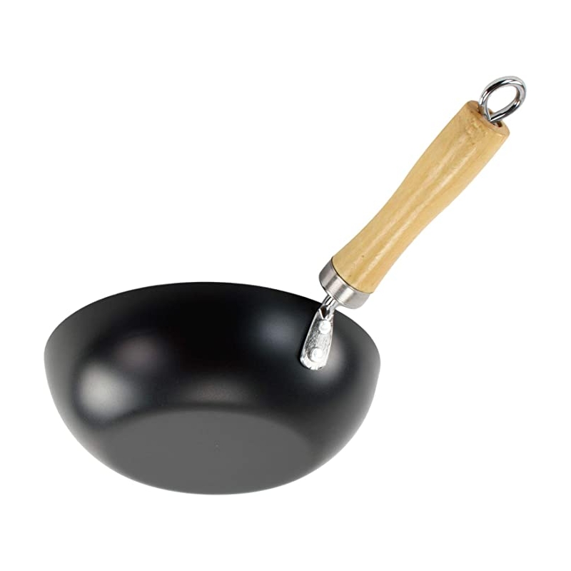 Wok 20cm manche en bois - Accueil