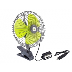 VENTILATEUR ROTATIF , DIAMÈTRE 20 CM, AVEC PINCE - Ventilateurs