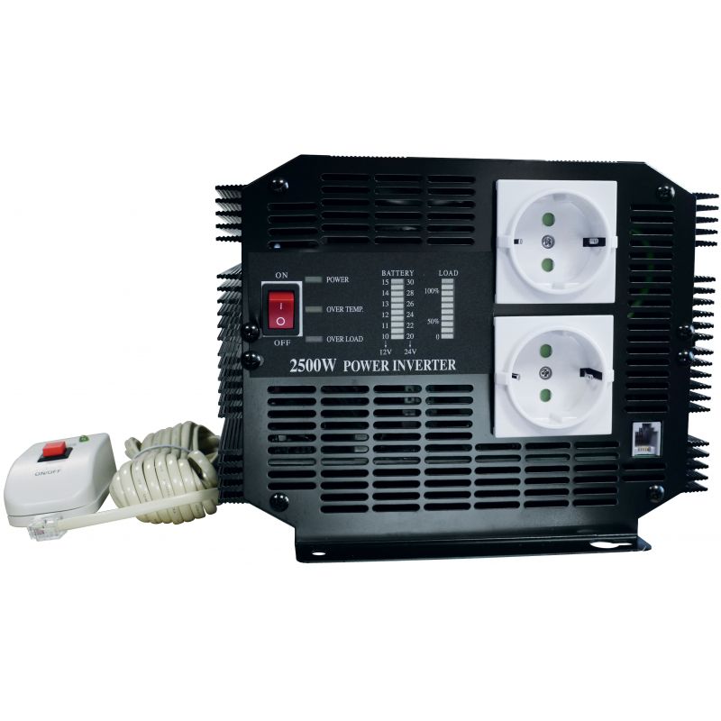 Convertisseur de tension PRESIDENT 24/220 V - 2500 Watt - Convertisseurs de tension