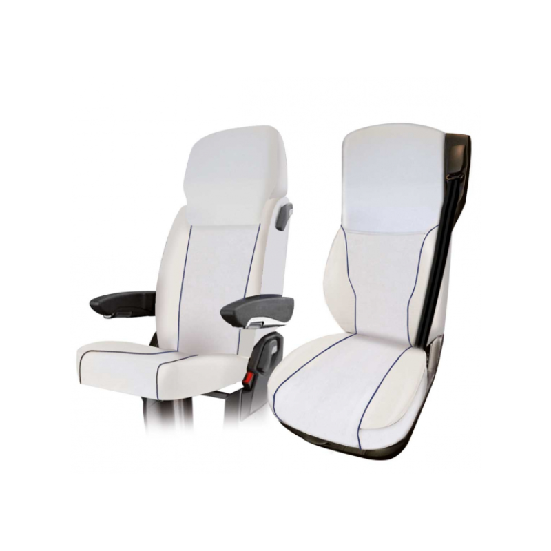HOUSSES DE SIÈGES CAMION - EXTREME PRO MODELE Z - DAF XF depuis 2022, DAF XG et DAF XG+ avec siège passager inclinable et tab...