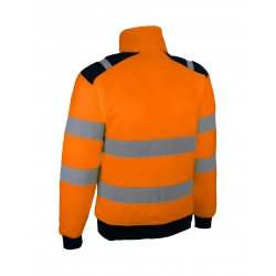 VESTE POLAIRE HAUTE VISIBILITE. POLGO. ORANGE - Vêtements