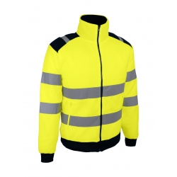 VESTE POLAIRE POLGA HAUTE VISIBILITE JAUNE - Vêtements