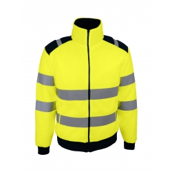 VESTE POLAIRE POLGA HAUTE VISIBILITE JAUNE - Vêtements