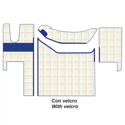 TAPIS CAMION ERNEST SIMILI CUIR - RENAULT T - Équipements intérieur