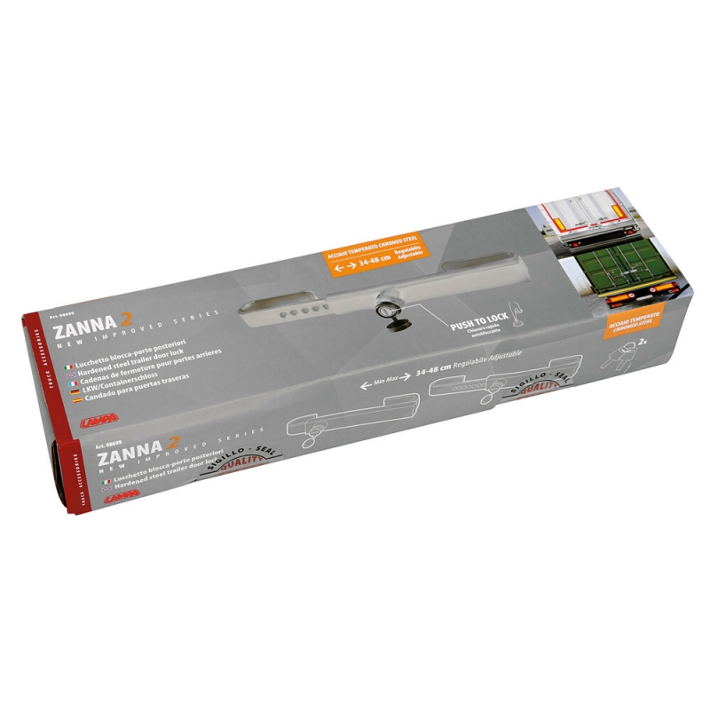 cadenas bloque-porte arrière en acier chromé, ZANNA 2 - Accueil