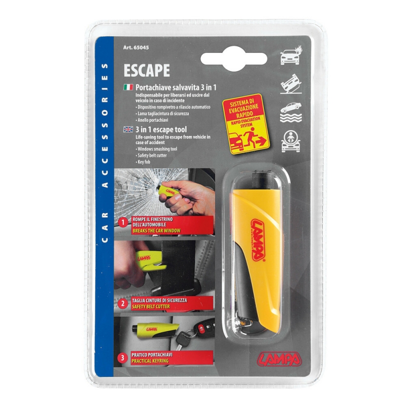 Porte-clé de survie 3 en 1 - Accueil