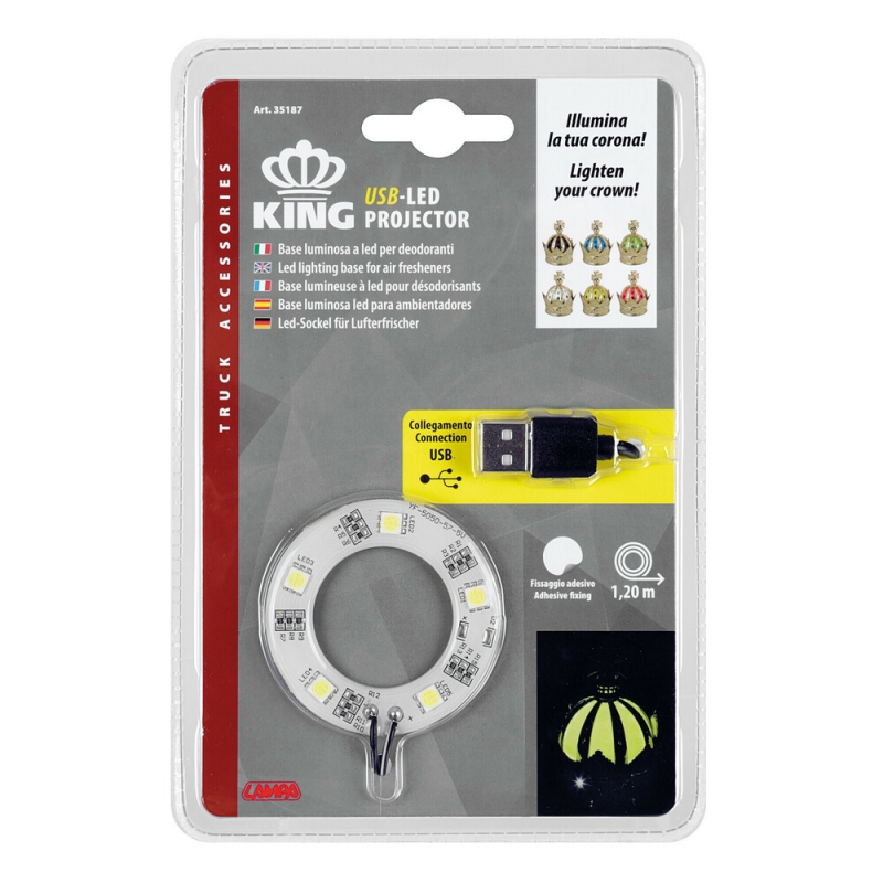 Support led pour désodorisant couronne - Accueil