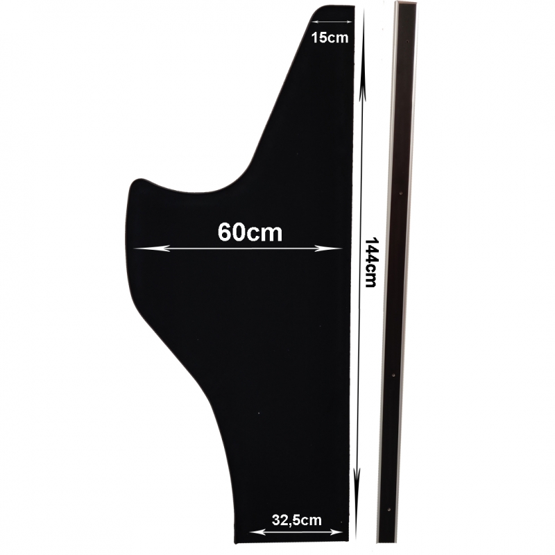 TABLETTE CAMION LONGUE MOQUETTE DAF XF depuis 2022, DAF XG et DAF XG+ - Accueil