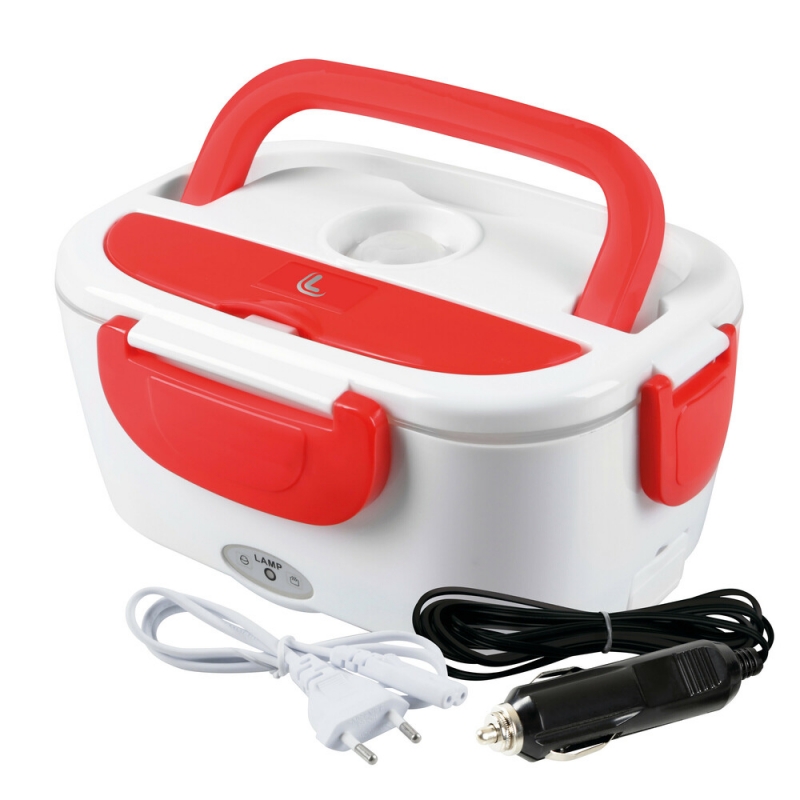 Lunch-Box, gamelle chauffante électrique - 1,5 L - 12/24V+220V - 50W - Frigos